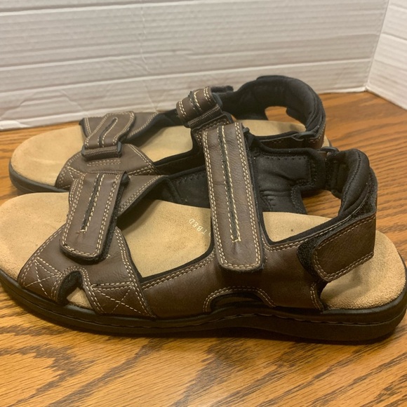 Dockers Brown Outdoor Sandals with Adjustable Straps Mens Size 10 - Picture 5 of 11